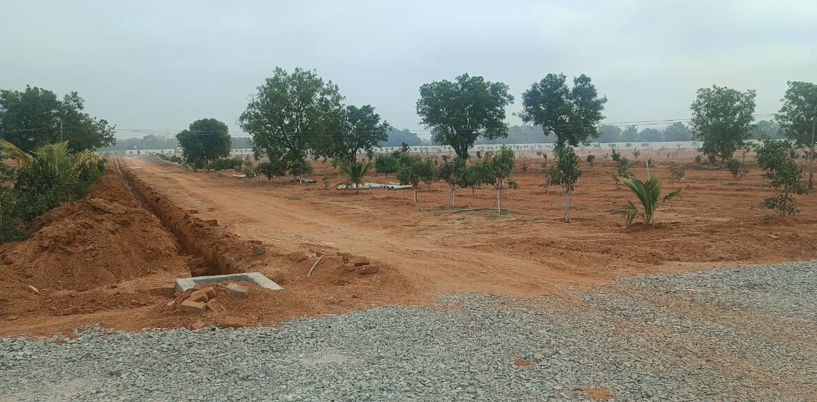 Gated 118 Acres Farm Land Plots for Sale at Shamirpet