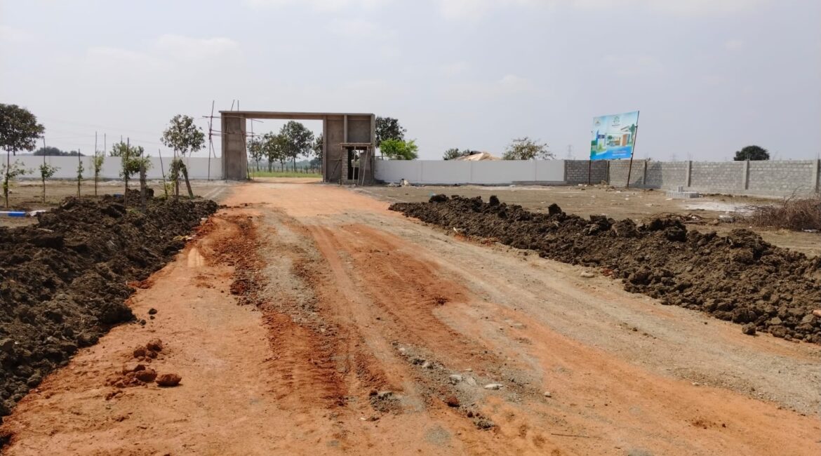 Gated Community Farm Land Plots For Sale near Shamshabad at Maheswaram