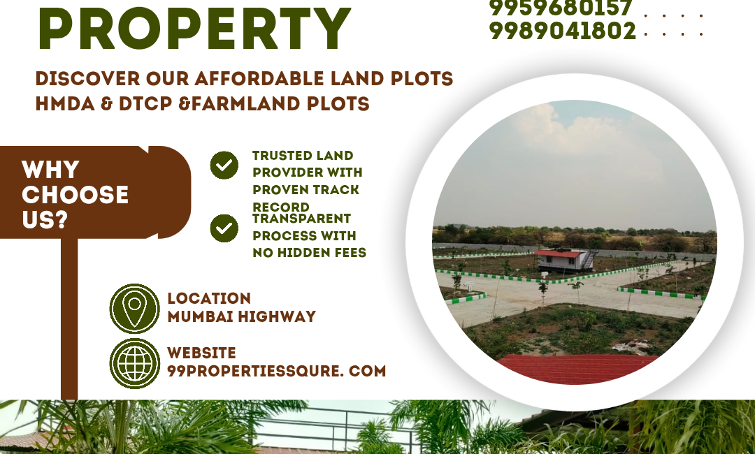 dtcp & rera gated community residential open plots on mumbai highway
